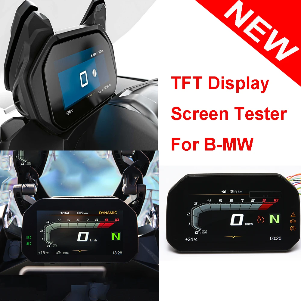 Motorcycle TFT Display Screen Dashboard For BMW R1200 R1250 S HD ECU Module Repair Diag Tool WOYO MOTO001 Work with WOYO PL006