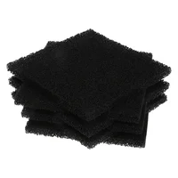6pcs Household Trash Can Charcoal Filter Pads Deodorizer Smell Odor (Black) 1