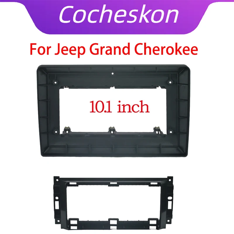 

Автомобильная аудиосистема Cocheskon, 10,1 дюймовый экран, рамка-адаптер для Jeep Grand Cherokee, DVD-плеер, 2 DIN, комплект для панели приборной панели