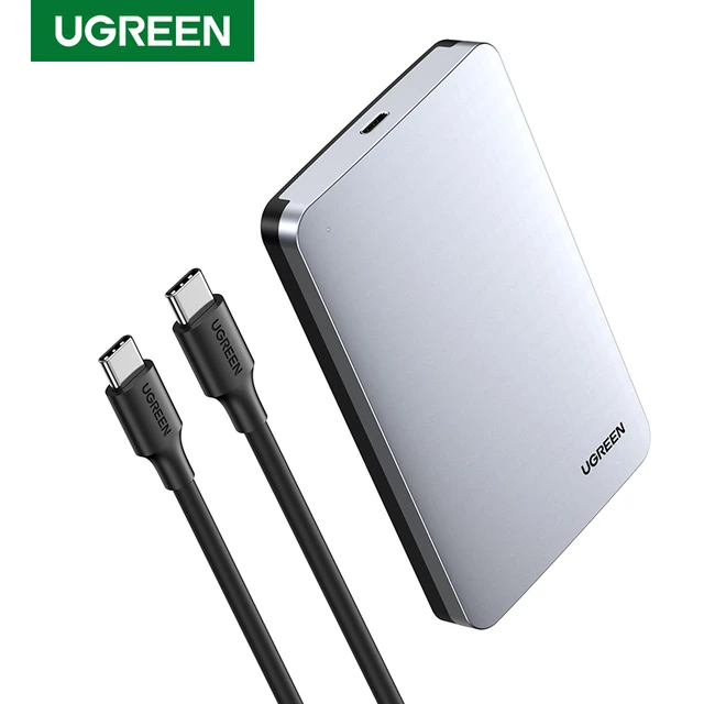 Ugreen – boîtier pour disque dur USB C vers SATA, 2.5 pouces, SSD, en  aluminium, adaptateur USB 3.1 Gen 2, supporte UASP SATA - AliExpress