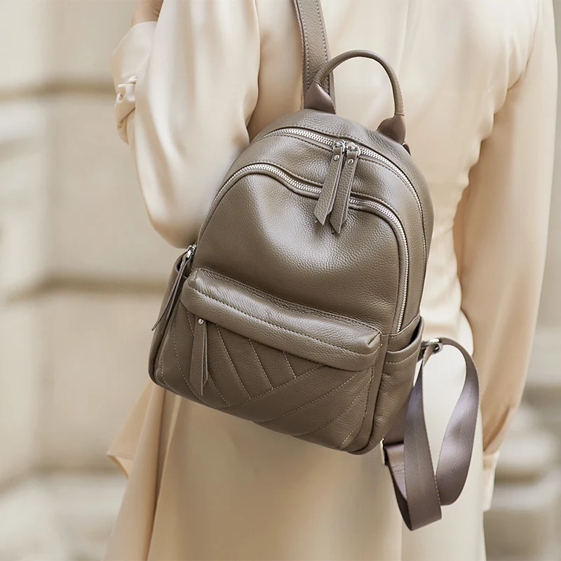 Limited ZOOLER Full Skin 100%Genuine Leather Backpack Women's Bag Classic New Large Travel Bag Designer Business Need #sc1795 5
