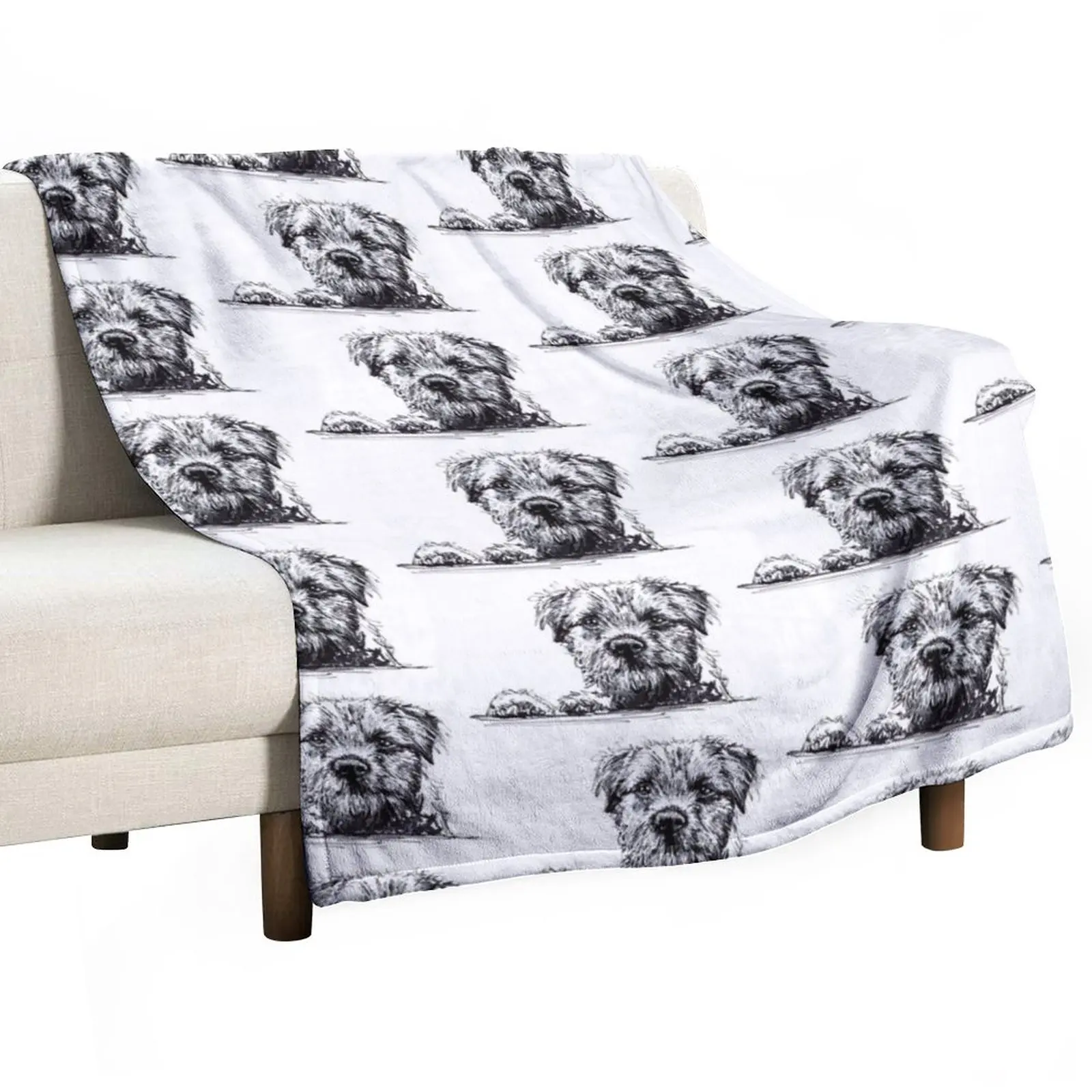 

Border Terrier Throw Blanket Summer Blanket Blankets For Baby Fluffy Blankets Large