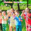 VATOS Auto Bubble Wands Maker Gun X2 with Light & Music for Girls Boys Fantasty Bubble Maker Machine Bubble Refill Party Gift 5