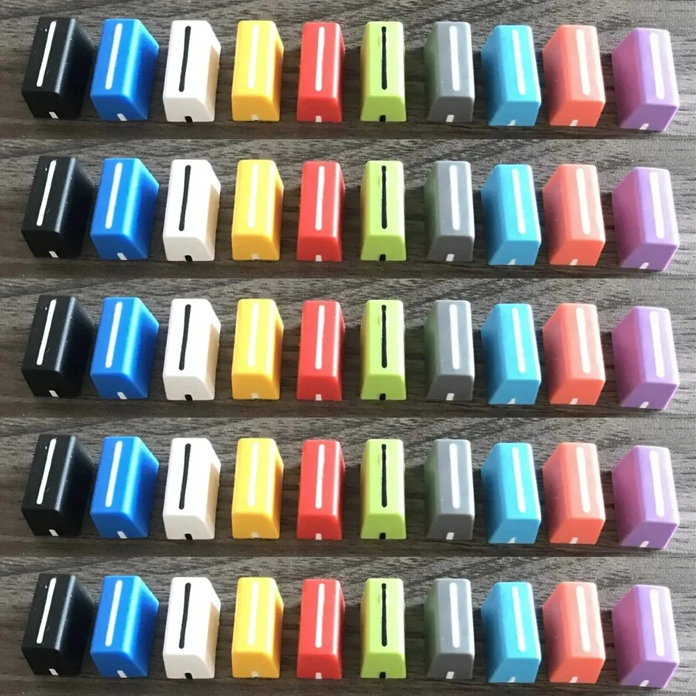 50pcs/lot New Channel Crossfader Fader Knob Cap For RANE 56 57 61 62 64 68 COLORFUL chose you want the color