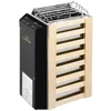 Indoor Sauna Stove 3KW 110V Timer Stainless Steel Electric Heater Temperature Control 2