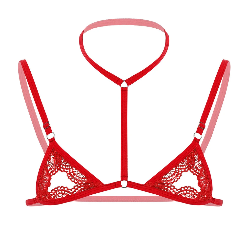 

Brand New High Quality Mens Satin Bra Underwear Multi Colors Nylon Sexy Pullover TemptationTop Adjustable Sling