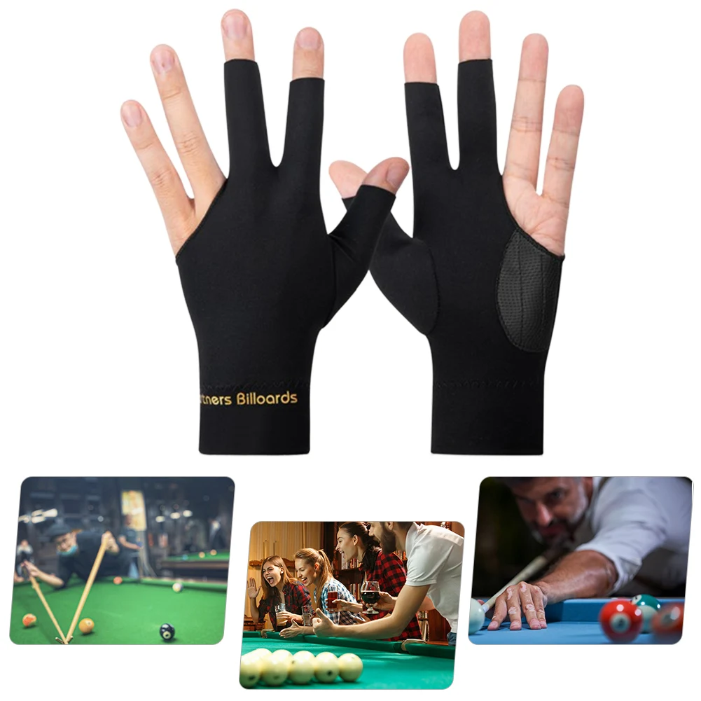 Enhanced Comfort Billiard Gloves with Anti-Slip Design for Snooker and Pool Games Breathable Sports Accessories