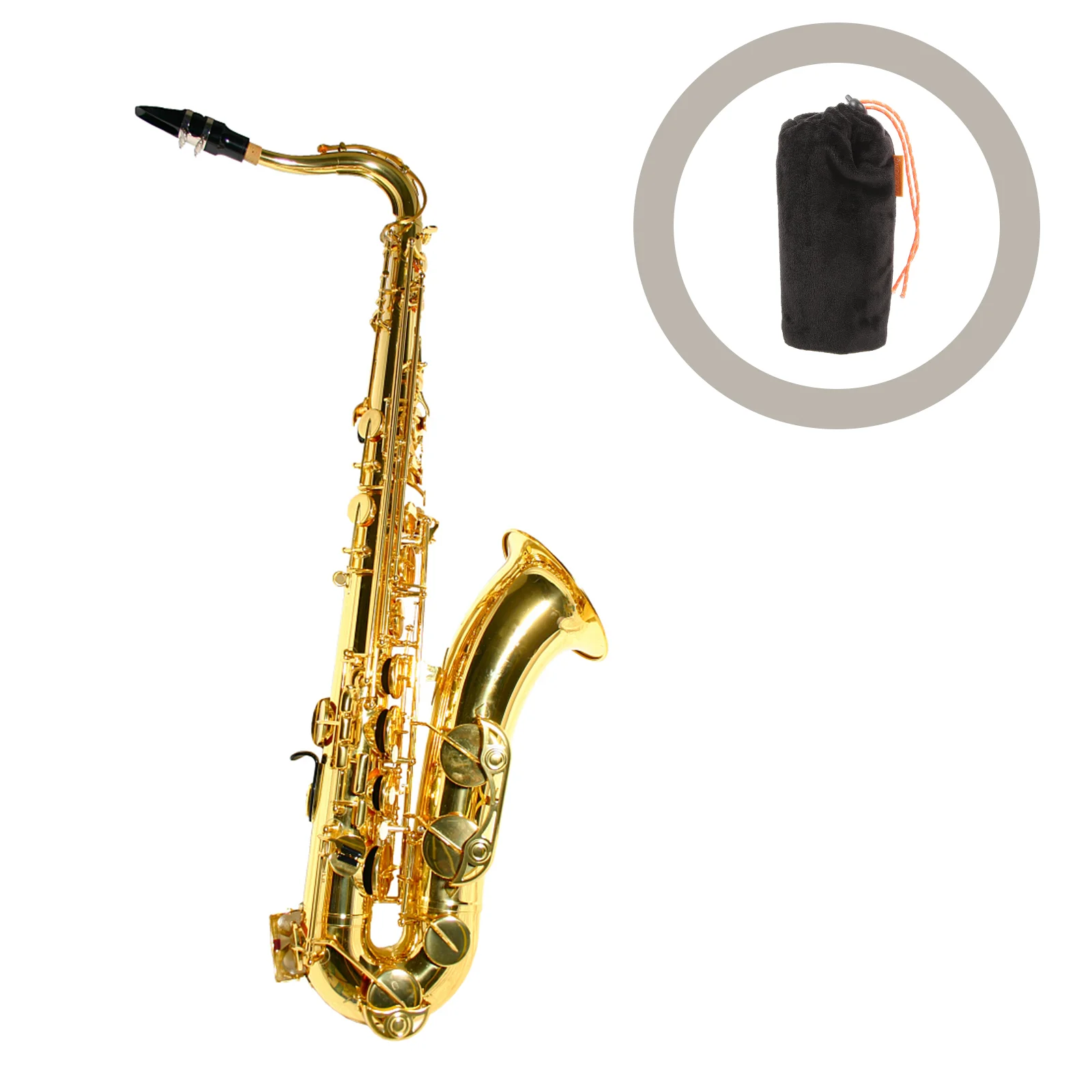 

Portable Pouch Flannelette Bag Thicken Saxophone Carrying Instrument Accessory