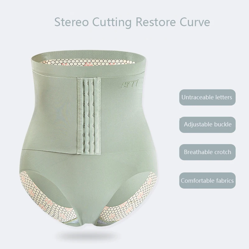 

Hip Lift Flat Belly Women's Panties Body Shapewear Women Thin Waist Trainer Body Shaper Body Sculpting Buckle Adjustment Corset