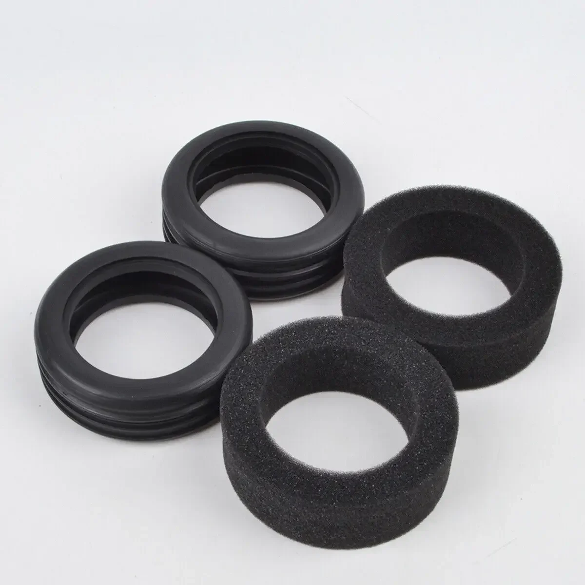 Front Rear Soft Tires for Tamiya DT02/DT01/DF02/DT03/TD2/DN01/Rising Fighter 1/10 2WD Buggy Car