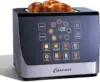 Touch Screen Display Smart Toaster, 2 Slice with 8 Bread Type and 7 Browning Modes, Automatic Lowering and Raising, Dig 1