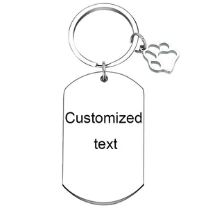 Personalized Custom Keychain Pet Dog Mom Key chain Best Dog Mom key rings Dog Lover Gift