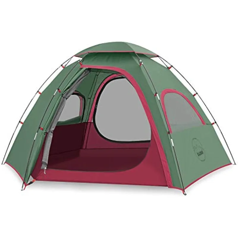 KAZOO Outdoor Camping Tent 2/4 Person Waterproof Camping