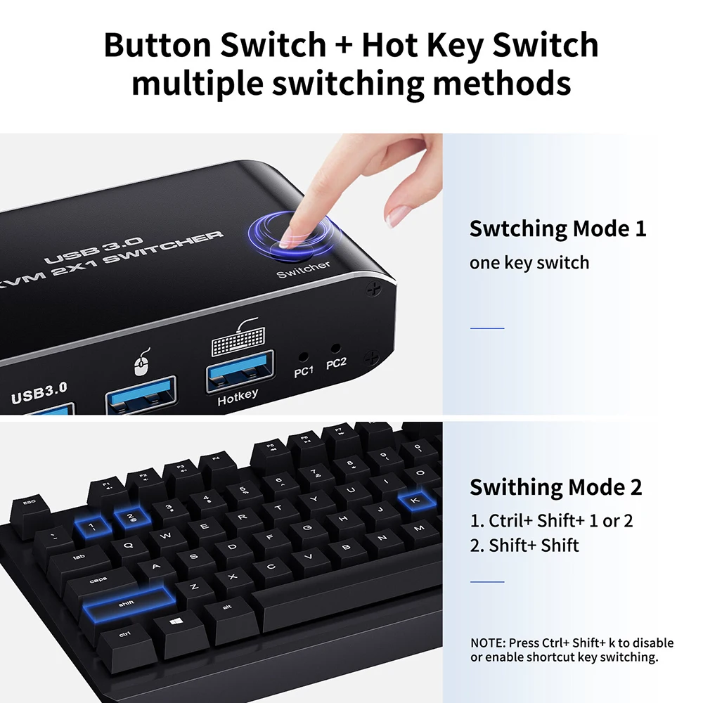 HDMI ȣȯ 2.1 KVM ġ, USB 3.0 Ʈ PC , 4K 120Hz, USB 3.0 KVM ġ, USB 8K 60Hz, 1080 @ 240Hz