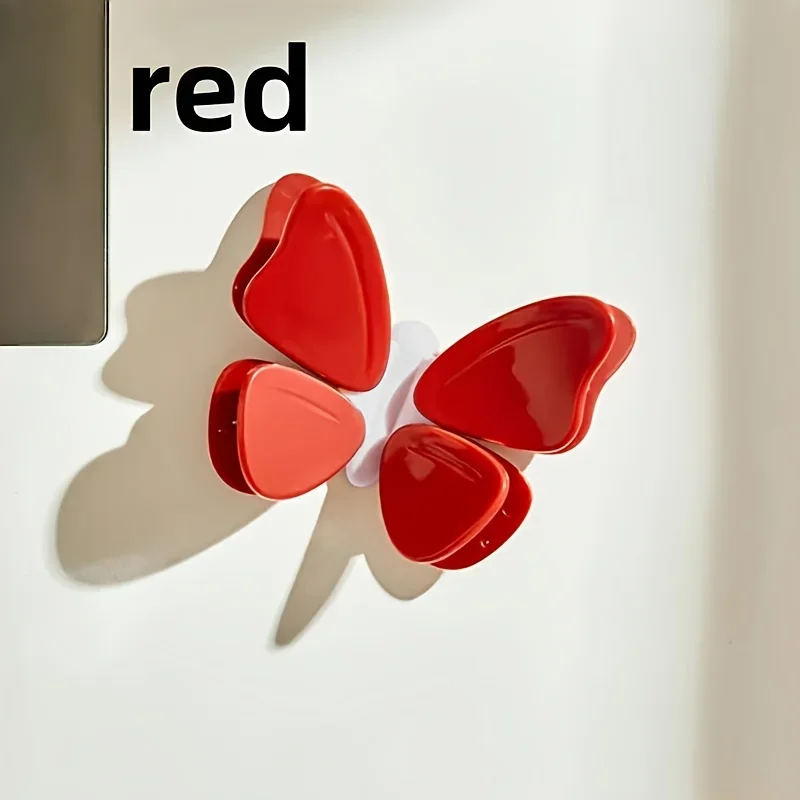 Magnetic Food Storage Clips - Cute Butterfly Design, Easy-to-Use for Kitchen & Fridge Organization, Multi-Purpose Sealing Clips