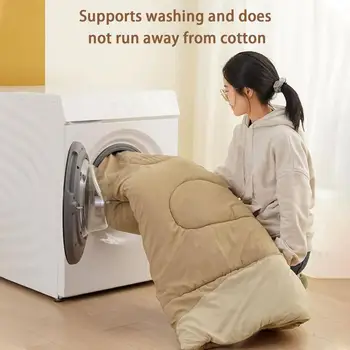 Winter Camping Sleeping Bag Ultralight Waterproof 4 Season Warm Envelope Sleeping Bags Outdoor Traveling Hiking Camping Gear 5