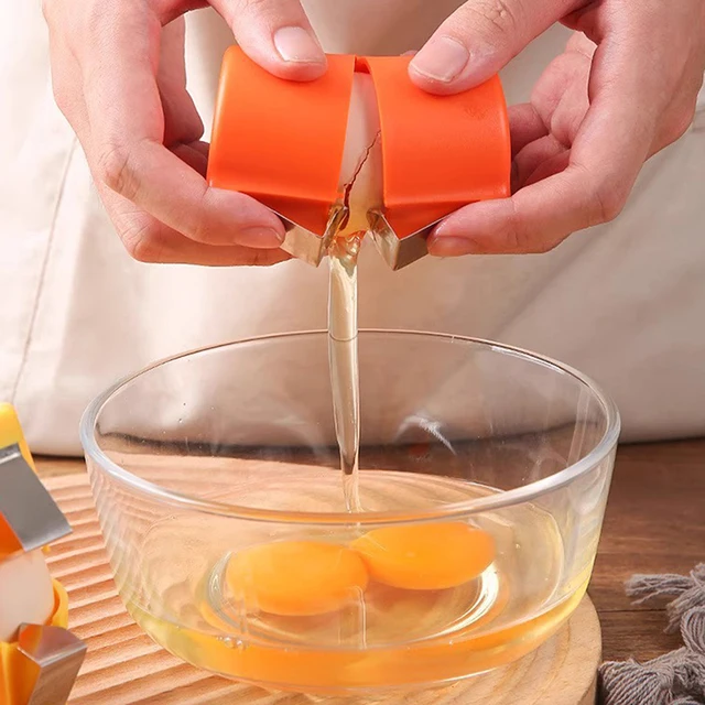 Eggshell Separator Handheld Eggshell Opener Household Egg Cutting Tool Portable Egg Cracking Tool For Home Kitchen Baking 3