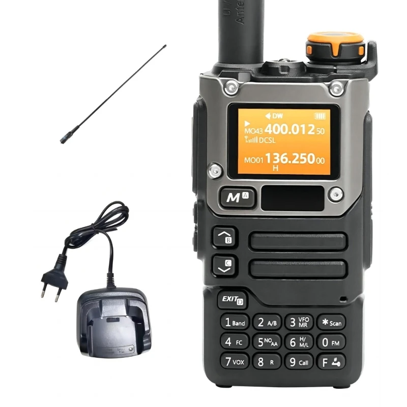 Dropship Double Bands 200 Channels Walkie Talkie Type C Long Ranges Transceiver Two Way Radio