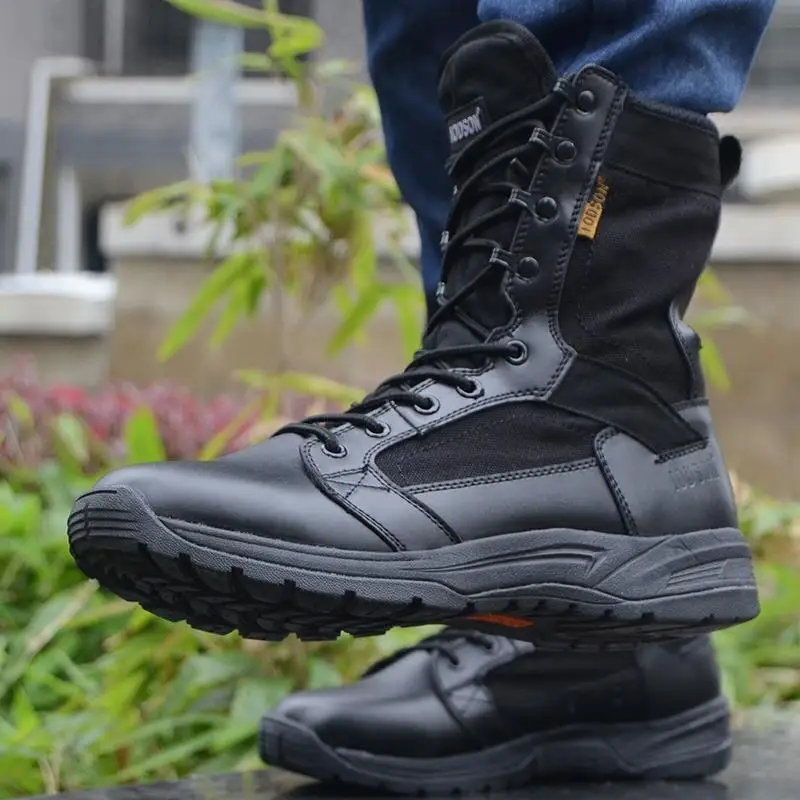 Classic brand hiking boots men's non-slip hiking shoes men's breathable shoes back outdoor