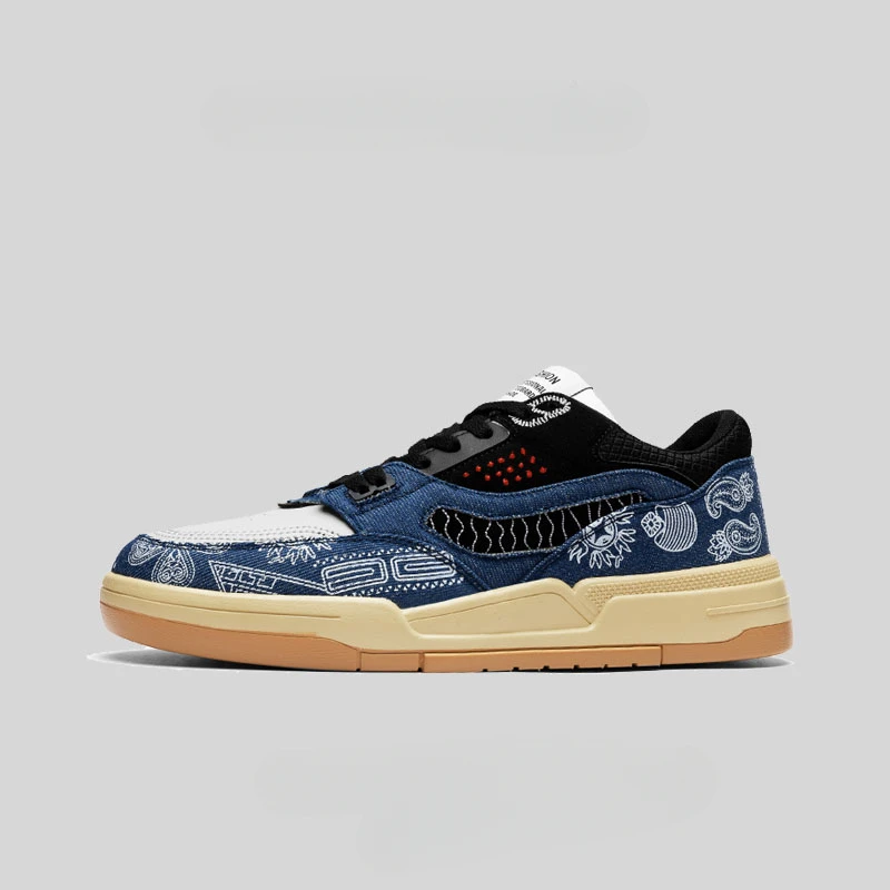 

2023 new Men's canvas sneakers fashion print breathable casual sneakers Increased leisure and comfort wear-resistant size 39-44