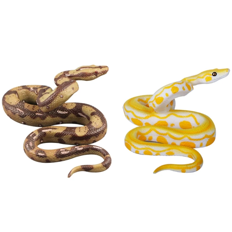 Party Fool April Prank Prof Prank Gift Realistic Fake Snake Scary Toy for Kids Dropship 1set funny snake toy prank prop animals model realistic novelty assorted figurine toy model for gift novelty funny scary snake