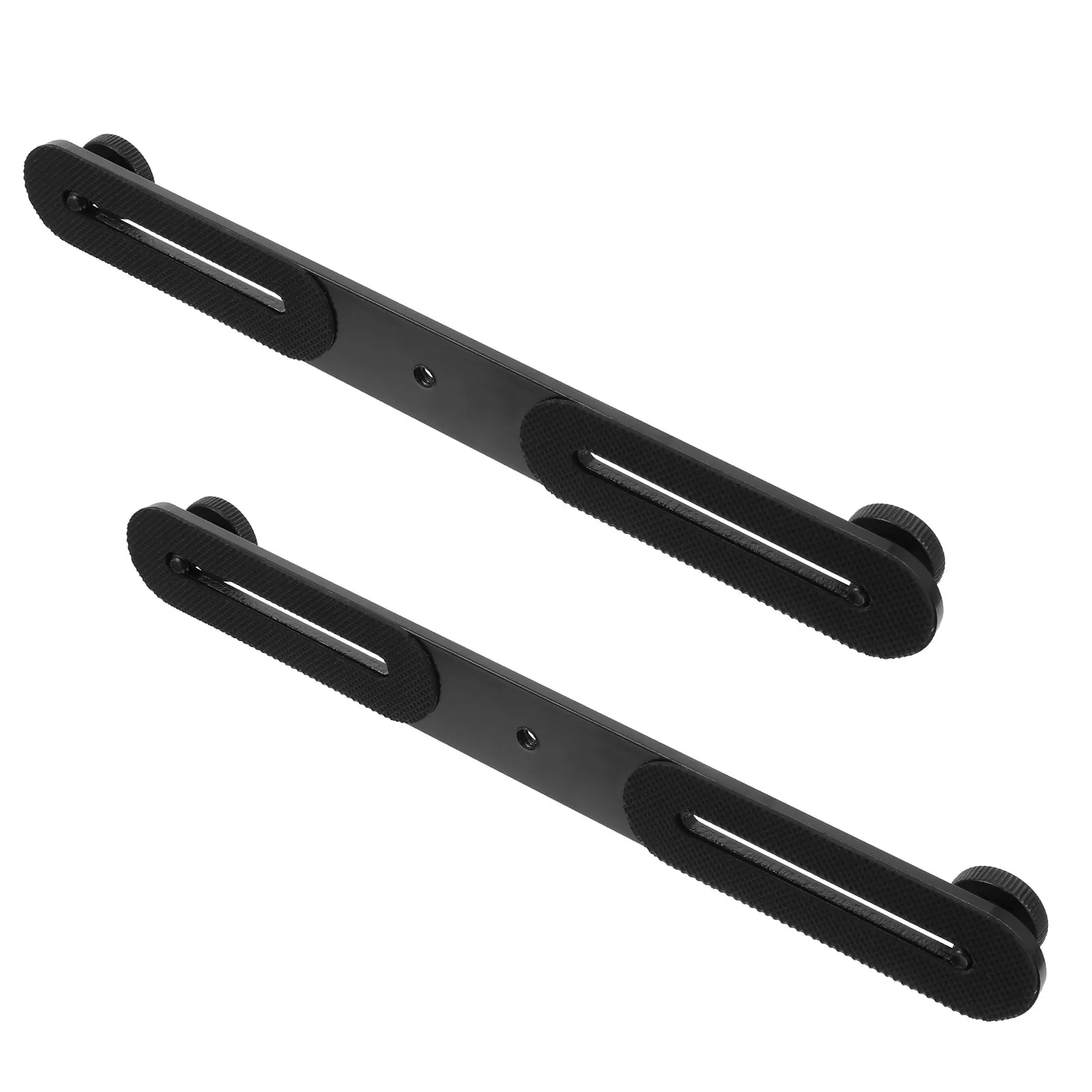 2Pcs 신뢰할 수 있는 조정 가능한 마이크 마운트 바 이중 기능 플래시 확장 브래킷 마이크 스탠드 스페이싱 바 스튜디오 사진 촬영
