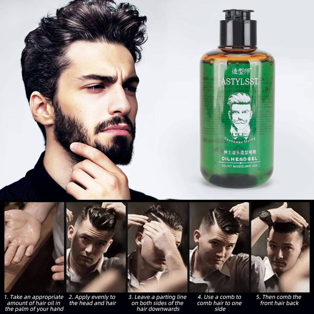 Broken Hair Artifact Hair Wax Stick Gel Cream Styling Tools Frizz Fixed Fluffy Children Men and Women Styling hair wax stic