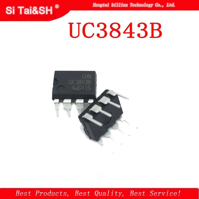 10 Pz Uc3843Bn Uc38438N Uc3843B Dip-8 Nuovo Controller Di Modulazione Pwm In Modalità Corrente