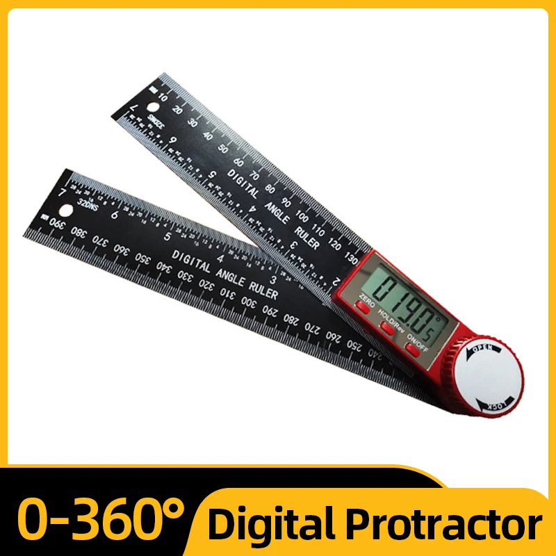 0200mm 8'' Digital Meter Angle Inclinometer Angle Digital Ruler