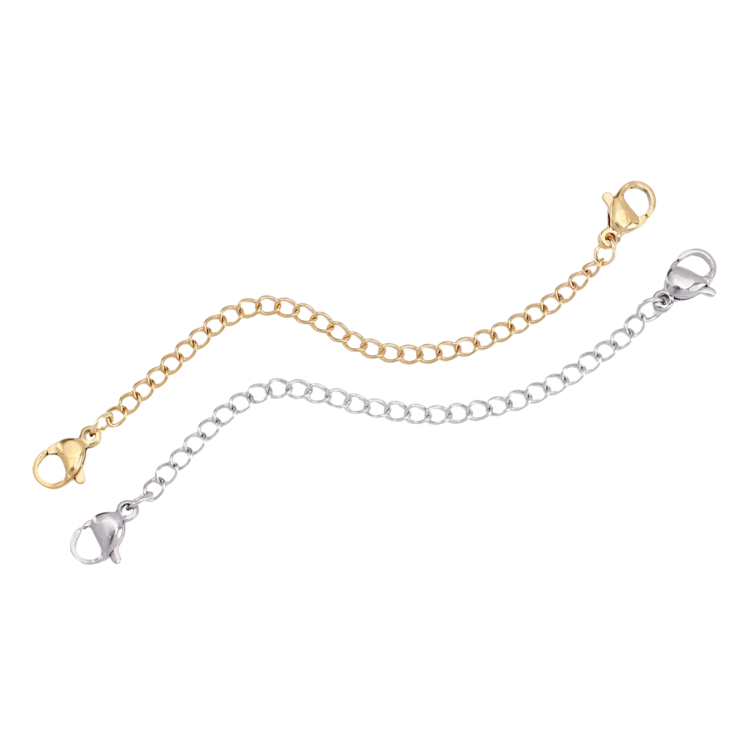 Stainless Steel Adjustable Extension Chain with Lobster Clasp