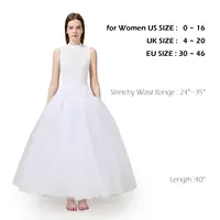 Jupon sans cerceaux en forme de A Aprildress, sous-jupe en crinoline pour robe de mariée 2