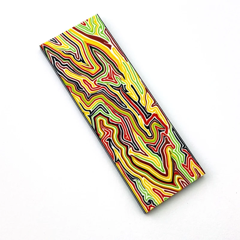 

Новый дамасский шаблон 6 размеров в европейском винтажном стиле G10, доска из сложного материала, пластина для ножей, инструментов, ручки, весы, патчи, сделай сам