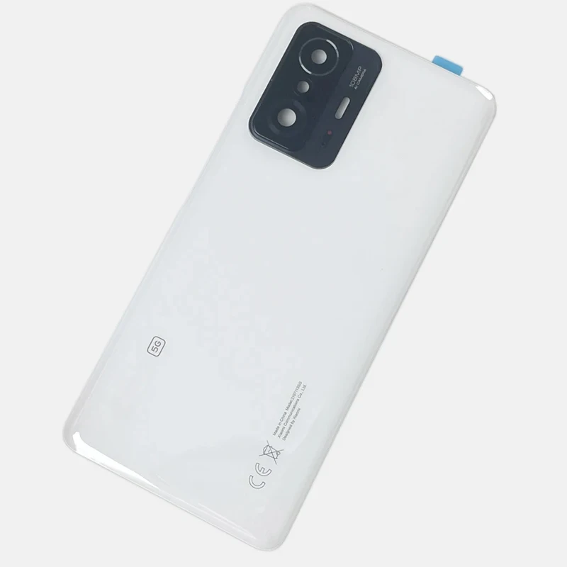 Phone Back Cover Grade AAA Camera Lens For Xiaomi Mi 11T Mi 11T Pro Back Housing Cover Door Adhesive