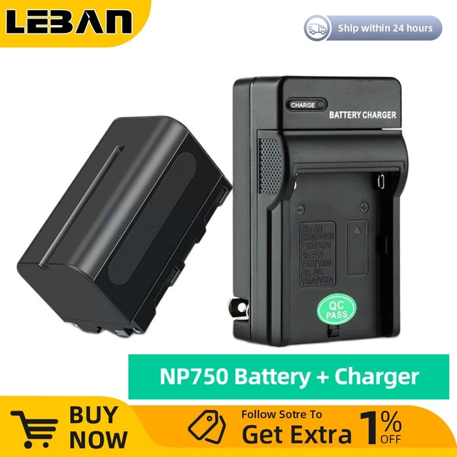 Kit chargeur et batterie pour panneau lumineux à LED - 4400 mah