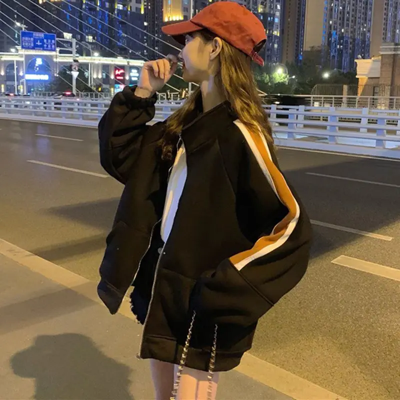 2023 New Autumn/Winter Korean Edition Loose and Lazy Style Plush Sweater Trendy Student Coat