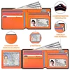 Minimalist  Men Wallet with Zipper Coin Pocket RFID Credit Card Holder 3