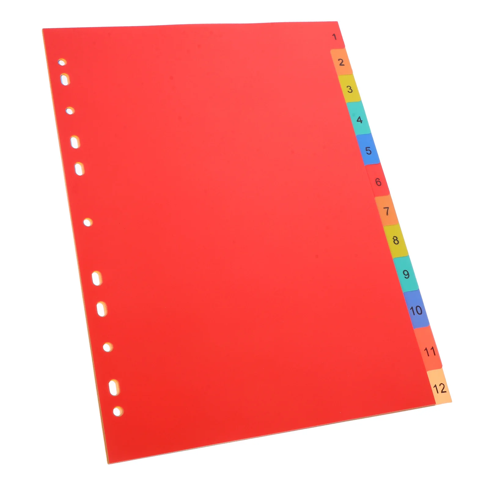 Notebook Binder Divider A4 Separated Loose Leaf Page