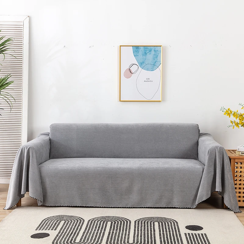 Waterproof Sofa Towel Solid Colour High Quality Sofa Cover Multifunctional Dustproof Durable Sofa Towel For Living Room Decor 5