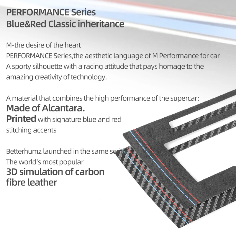 BMW F10 ø 5 2011-2017 Alcantara  ܼ CD г Ʈ   ƼĿ ڵ ׸ ׼ 