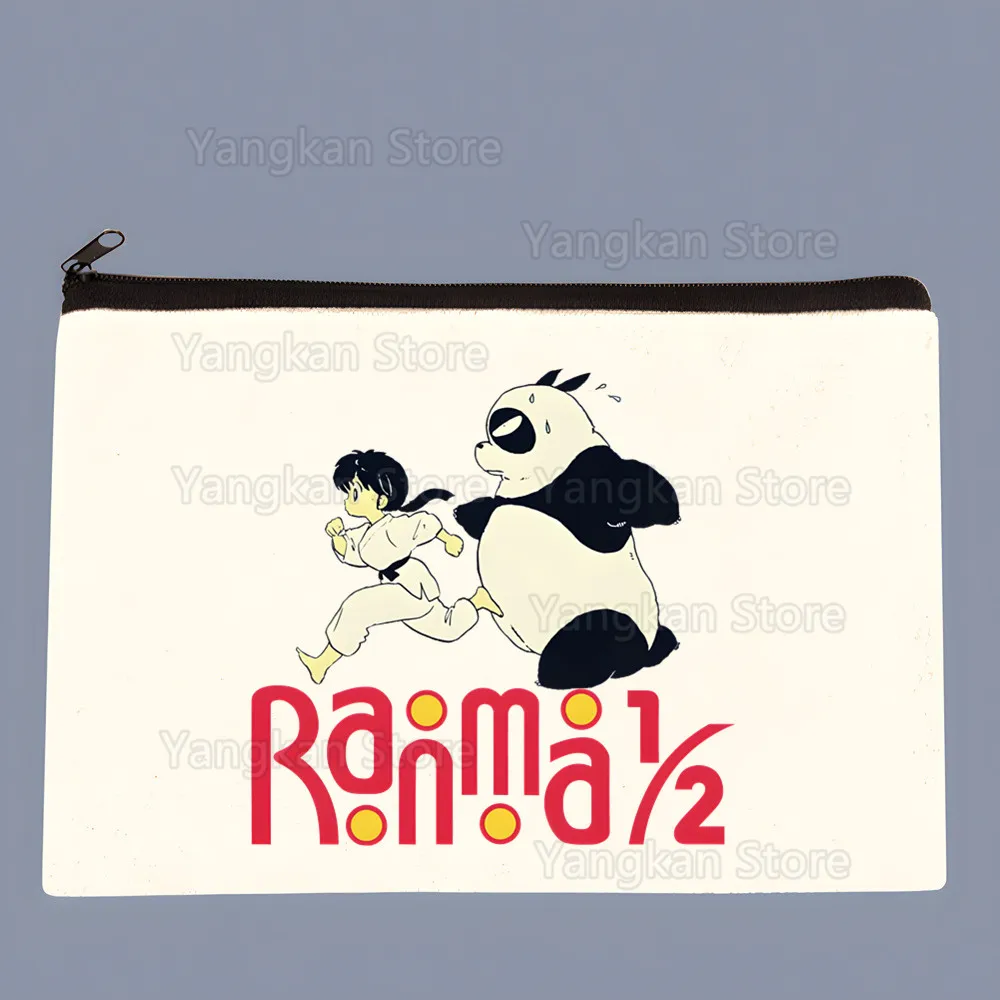 Ranma 12 Coin Purse Storage Small Bag Card Key Coin Clutch Zipper Key Bag