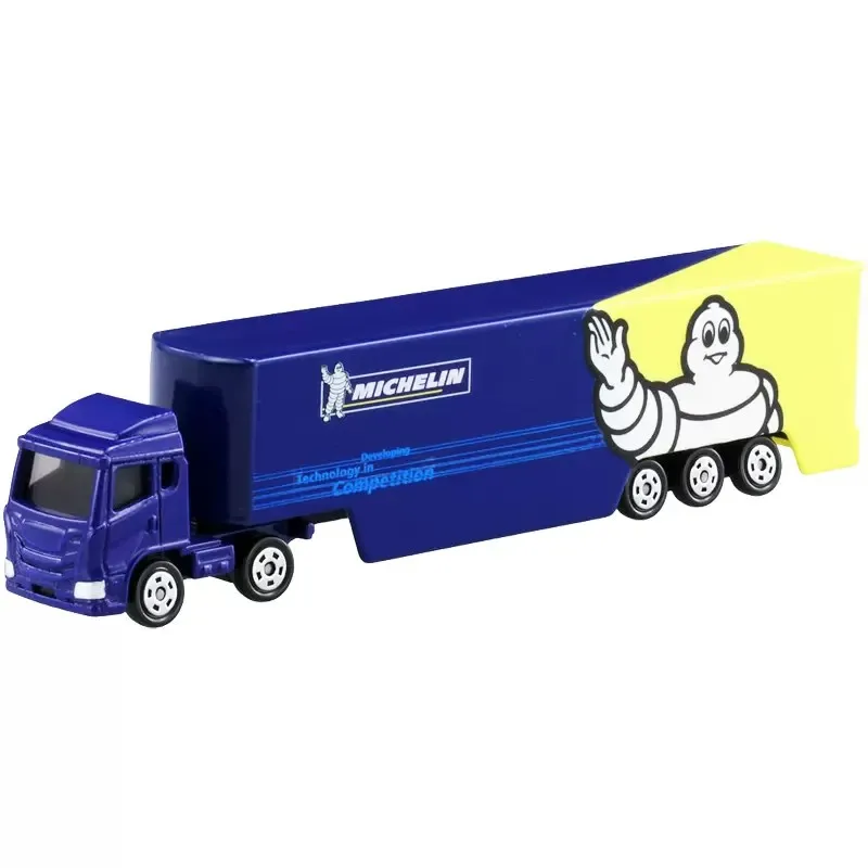 

Takara Tomy Tomica 135 MICHELIN MOTOR SPORTS TRANSPORTER Metal Diecast Model Car