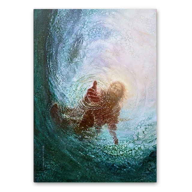 Christian Faith & Spiritual Inspiration: Jesus and the Samaritan Woman Canvas Art