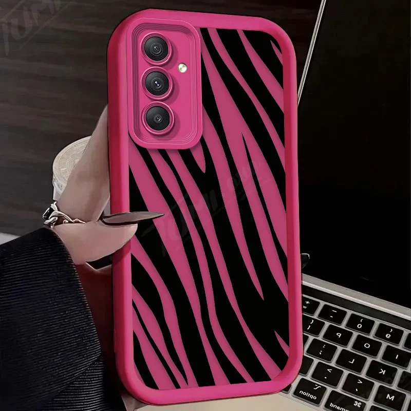 Stylish Black Leopard Zebra Print Protective Phone Case