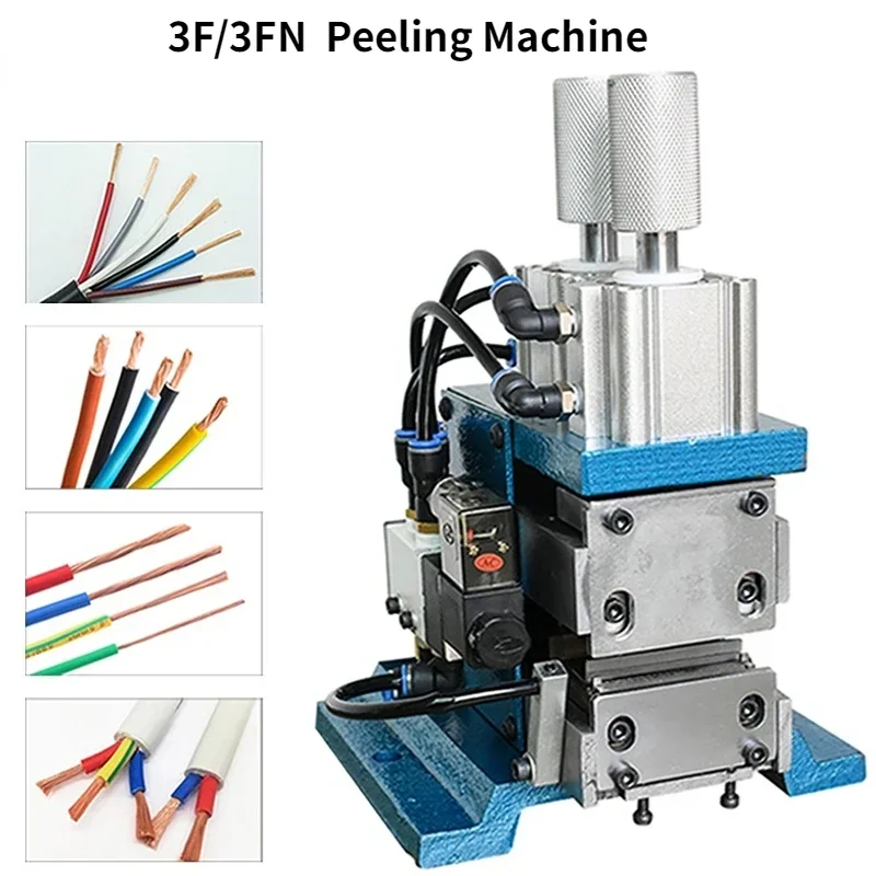 

3F Pneumatic Wire Stripping Machine 4F Electric Twisting Multi-core and Cable Peeling