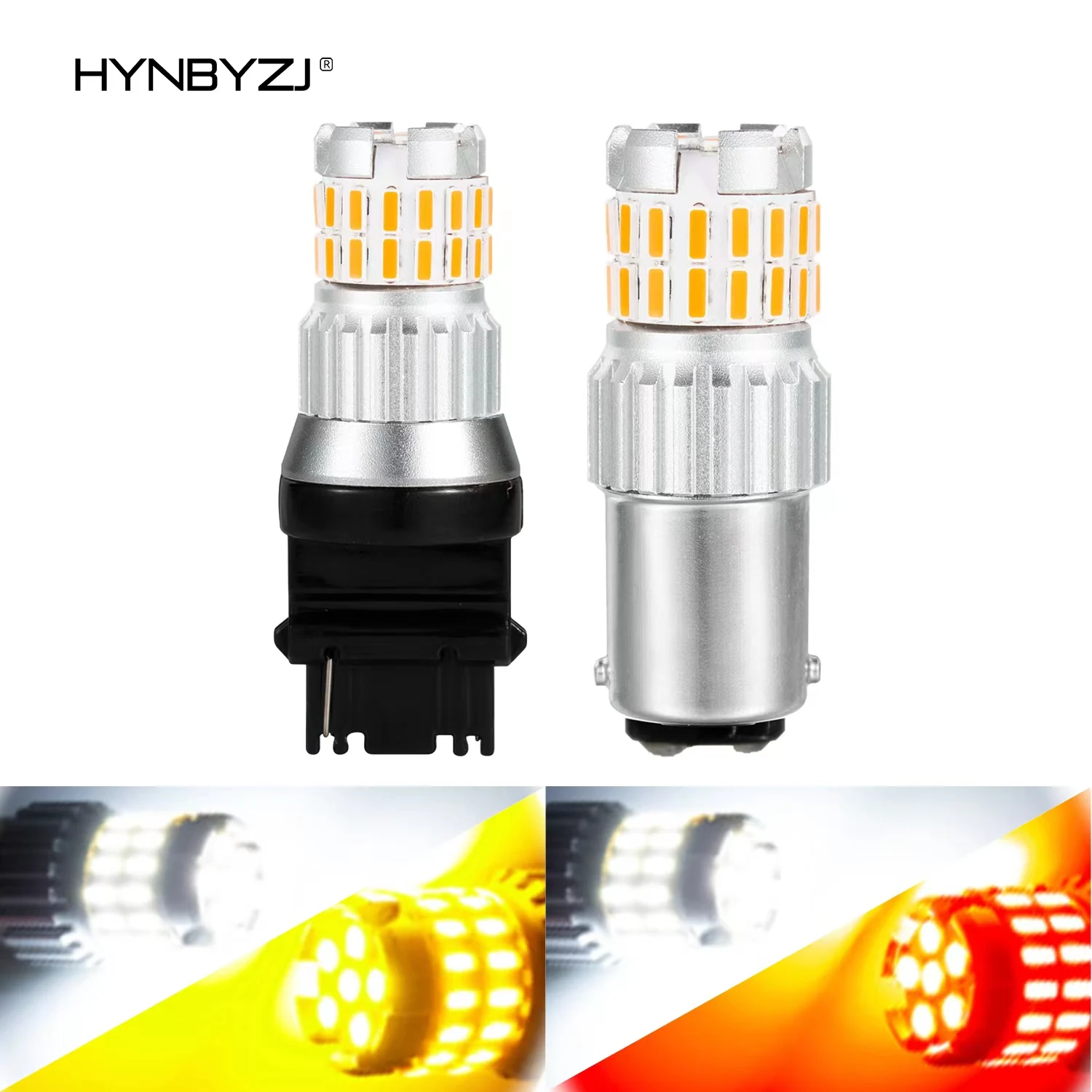 2pcs 1156 Ba15s P21w 1157 Bay15d P21/5w 7443 3157 Led Car Tail Bulb