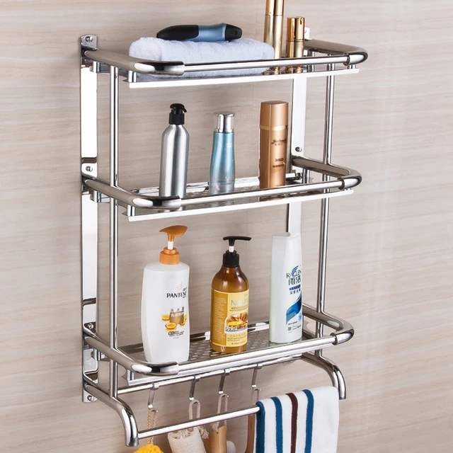 304 Stainless Steel Shower Shower Caddy  304 Stainless Steel Bathroom  Shelves - Bathroom Shelves - Aliexpress