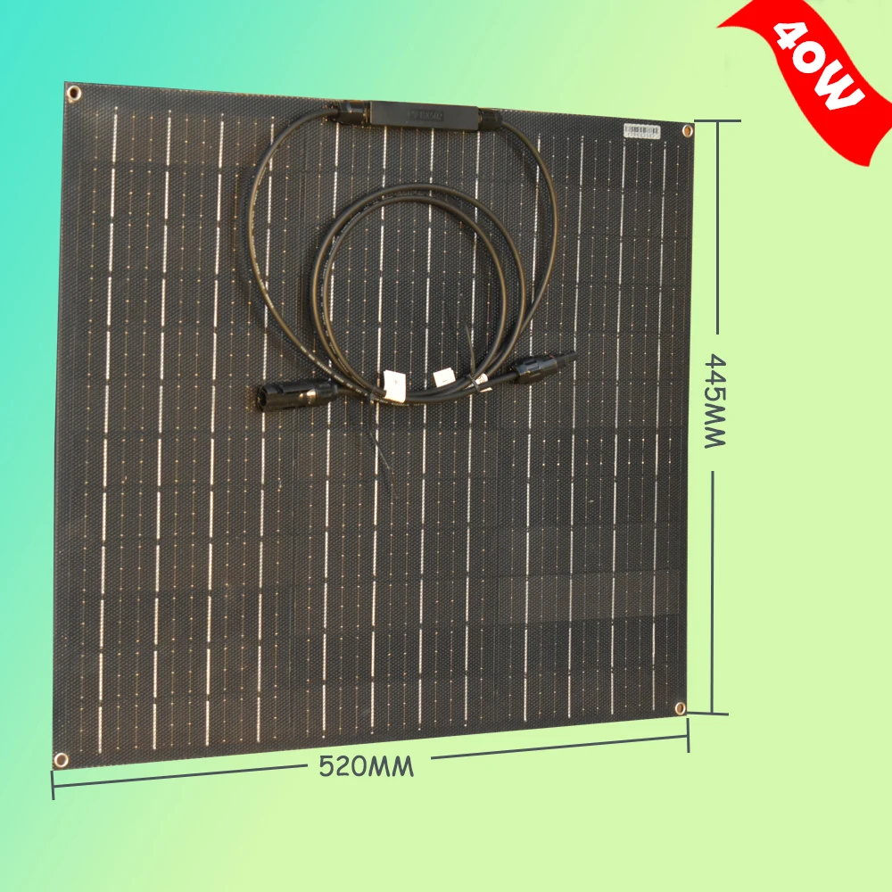 Placa solar flexible 110 w.