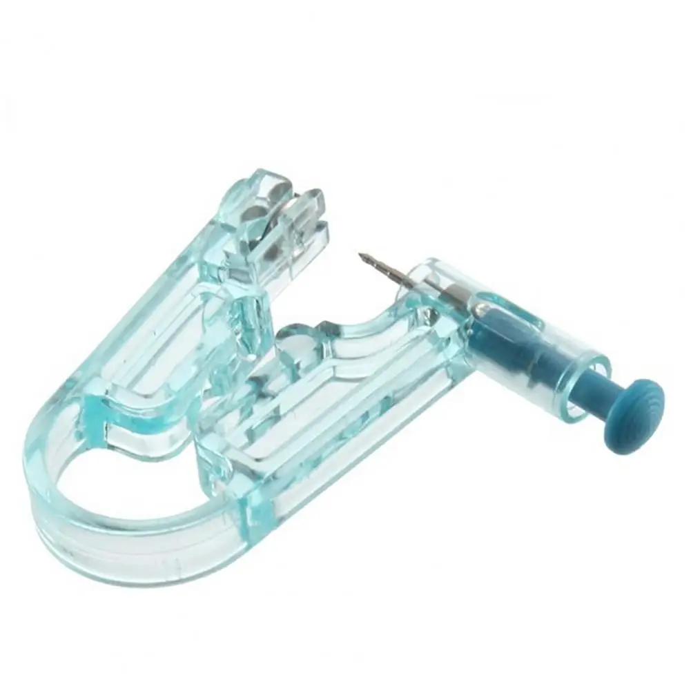 Ear Piercing Gun Kit Disposable Accurate Location Plastic Earring Piercer Machine Studs Nose Lip Body Jewelry Hole Piercing Tool 3
