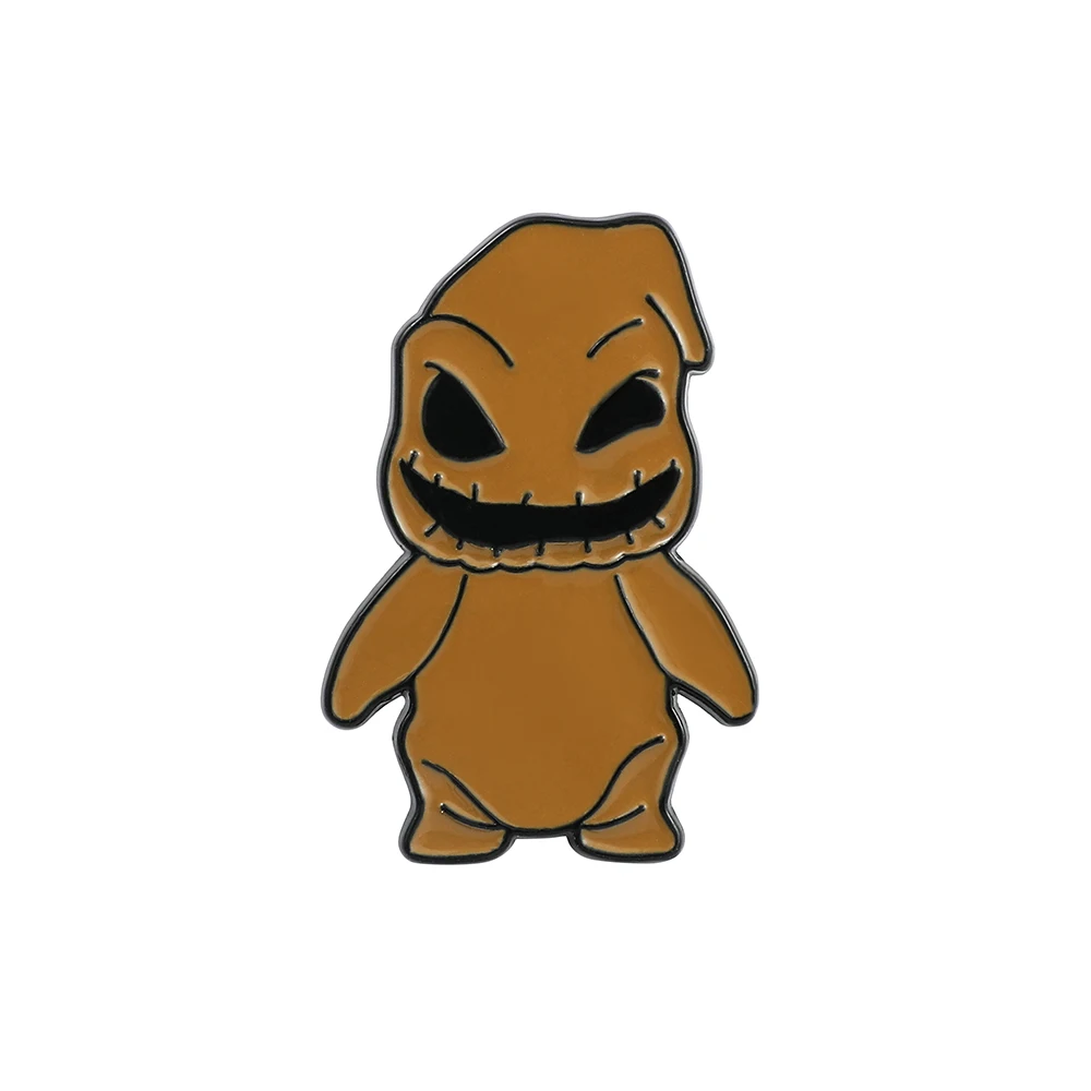 O pesadelo antes do natal pino emblema sally jack skellington oogie boogie  halloween broche pino esmalte decoração artesanato - AliExpress, image size:1000x1000