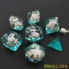Bescon Oversized DND Animal Dice Set of Dolphin, Giant 7pcs Dolphin Polyhedral D&D Dice Set, Big Sized Dungeons and Dragons Dice 4